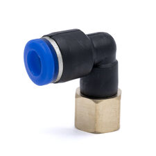 PLF6-01 - фитинг пневматический цанговый угловой с внутренней резьбой - 1