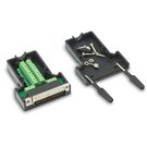 Переходник DB25M-винтовые клеммы, в корпусе
