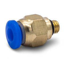 PC4-M5 фитинг пневматический прямой цанговый - 4