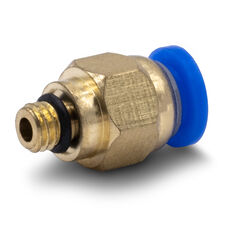 PC6-M5 - фитинг пневматический цанговый из латуни - 2