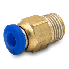 PC8-02 - фитинг пневматический цанговый из латуни - 3