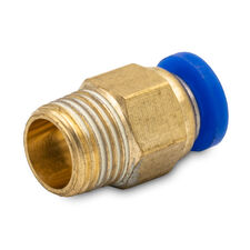 PC8-01 - фитинг пневматический цанговый из латуни