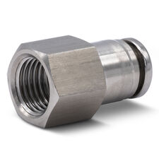 PCF8-02 AISI304 - фитинг пневматический цанговый - 2