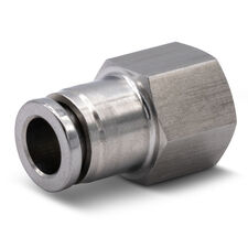 PCF8-02 AISI304 - фитинг пневматический цанговый - 1