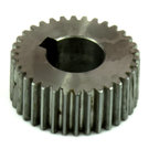 Шестерня прямозубая стальная G1-34-14, M=1, Z=34, на вал 14 мм