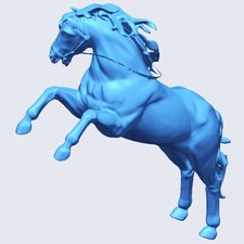 Конь (3D-модель полная)