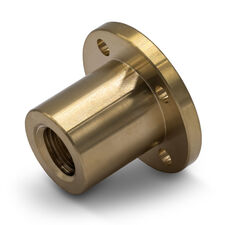 TRN3-32x6 гайка трапецеидальная (латунь)