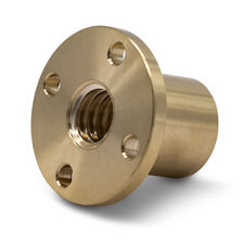 TRN3-32x6 гайка трапецеидальная (латунь) - 2