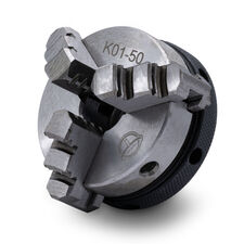 Патрон токарный K01-50 трехкулачковый самоцентрирующий, D=50 мм - 1