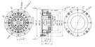 Редуктор волновой LHS-17 50:1 безлюфтовый