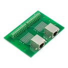 Переходник RJ45-винтовые клеммы двойной