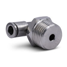 PL8-03 AISI304 -  фитинг пневматический из нержавеющий стали с резьбой - 3