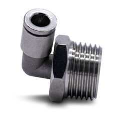 PL8-03 AISI304 -  фитинг пневматический из нержавеющий стали с резьбой - 4