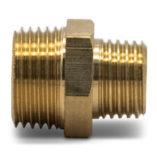 DN1/4-3/8" - бочонок(ниппель) из латуни - 3